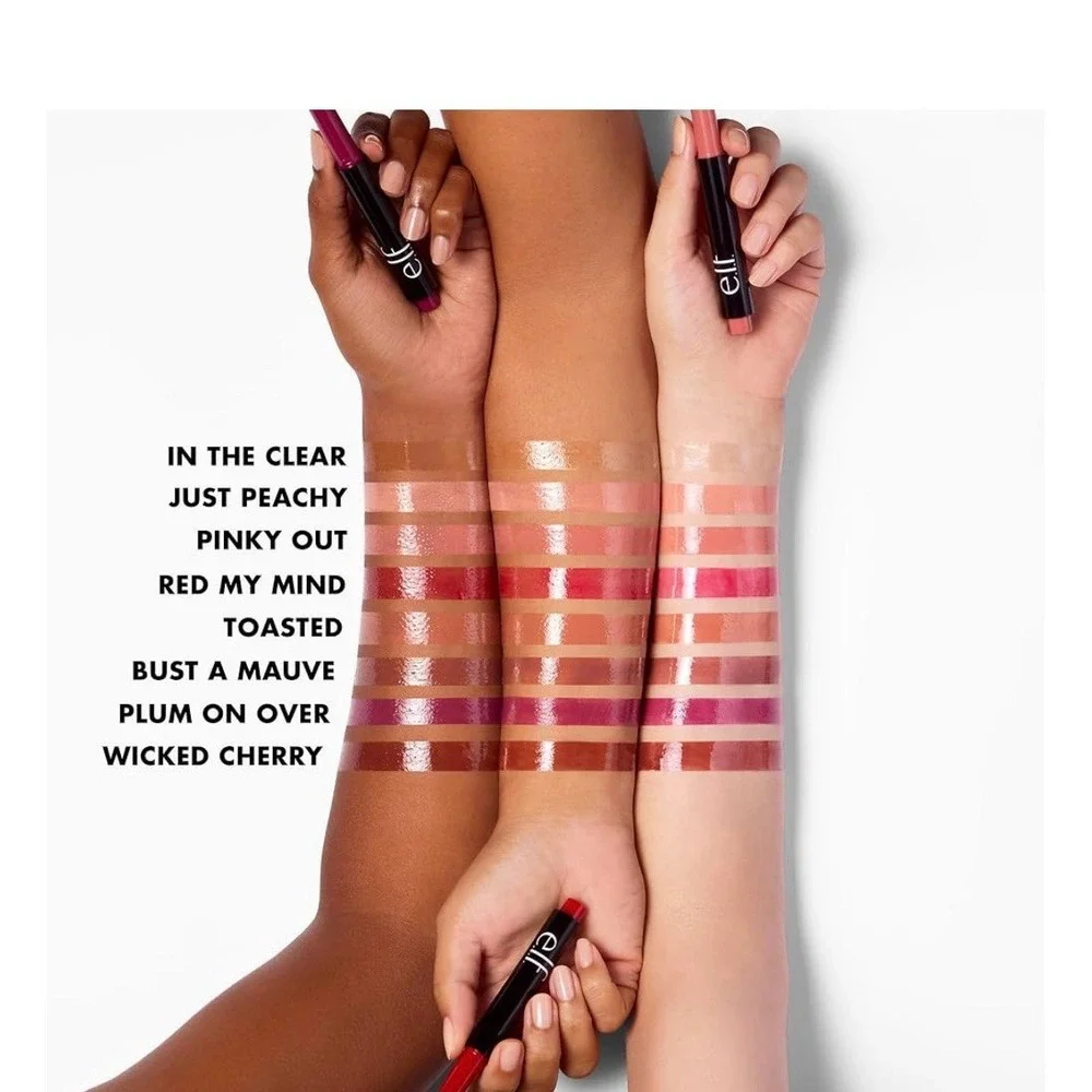 e.l.f. Pout Clout Lip Plumping Pen Women's Bust a Mauve Cruelty Free - (0.07 Oz)
